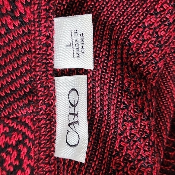 Cato black and red open front duster - Picture 12 of 14